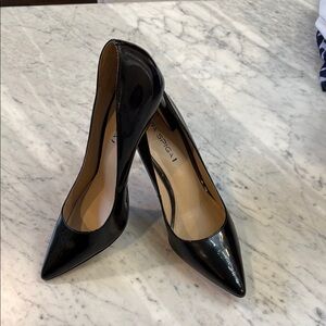 Via Spiga Black Patent Leather Women's Pumps